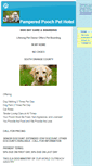 Mobile Screenshot of pamperedpoochpethotel.com